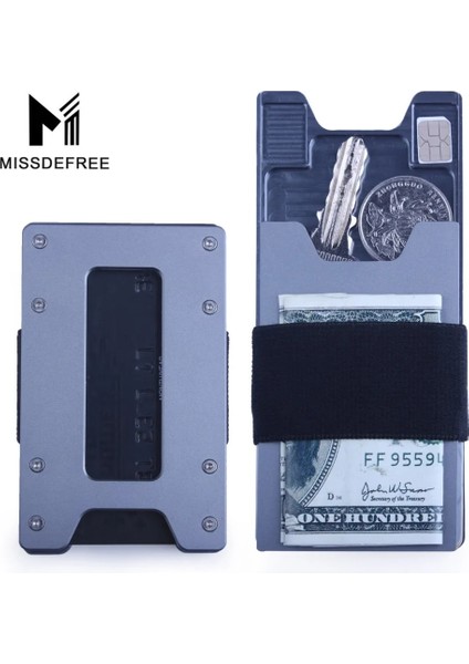Siyah Stil Erkekler ve Kadınlar Için Minimalist Alüminyum Ince Cüzdan Karbon Fiber Ön Cep Anahtarı Madeni Para Kutusu ve Kredi Kartı Tutacağı Rfıd Engelleme (Yurt Dışından) fiyatları