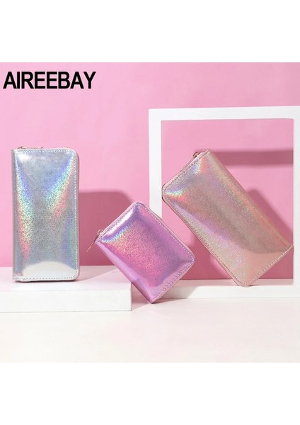 A7049LEOPAR-L Stili ~~ Büyük Indirim ~~holografik Deri Cüzdan Lazer Organizatör Bayan Cüzdan Kadın Çanta Uzun Çantalar Kız Çanta Kart Kimlik Sahipleri (Yurt Dışından) fiyatları