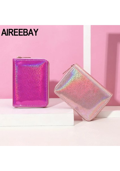 A7049LEOPAR-L Stili ~~ Büyük Indirim ~~holografik Deri Cüzdan Lazer Organizatör Bayan Cüzdan Kadın Çanta Uzun Çantalar Kız Çanta Kart Kimlik Sahipleri (Yurt Dışından) fırsatları