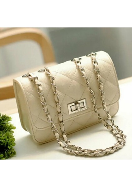 Sıcak Pembe Tarzı 2019 Yeni Kadın Omuz Çantası Çanta Pu Deri Crossbody Çanta Tote Satchel Moda Küçük Flap Çanta (Yurt Dışından)