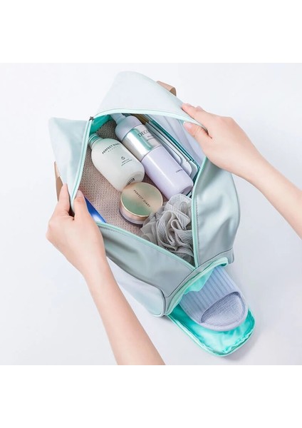 Kedi Küçük Tarzı Kuru ve Islak Su Geçirmez Banyo Kozmetik Çantaları Kadın Şeffaf Makyaj Günlük Tuvalet Eşyaları Depolama Düzenleyici Büyük Kapasiteli Yıkama Torbası (Yurt Dışından) modelleri