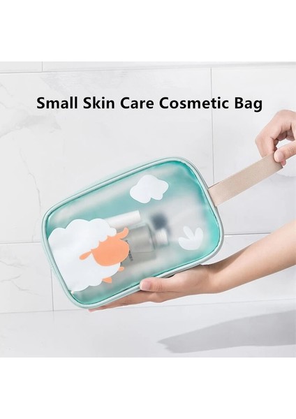 Kedi Küçük Tarzı Kuru ve Islak Su Geçirmez Banyo Kozmetik Çantaları Kadın Şeffaf Makyaj Günlük Tuvalet Eşyaları Depolama Düzenleyici Büyük Kapasiteli Yıkama Torbası (Yurt Dışından) indirimleri