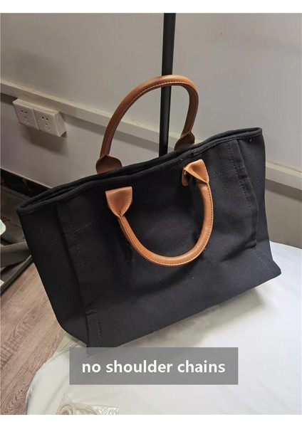 Mavi Stil 37X31X15CM Wome Için Yeni Kanvas Omuz Çantaları Büyük Kapasiteli Bayanlar Çanta Kadın 2 Boyutlu Çantalar ve Çanta Büyük Alışveriş Çantası Ana Kesesi (Yurt Dışından)