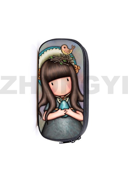 GORJUSS55 Stili 3D Anime Santoro Gorjuss Makyaj Kutusu Kozmetik Kutuları Okul Malzemeleri Organizatör Çanta Karikatür Gorjuss Bebek Kız Kalem Kutusu Kılıfı (Yurt Dışından) fırsatları