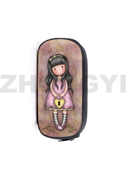 GORJUSS55 Stili 3D Anime Santoro Gorjuss Makyaj Kutusu Kozmetik Kutuları Okul Malzemeleri Organizatör Çanta Karikatür Gorjuss Bebek Kız Kalem Kutusu Kılıfı (Yurt Dışından) indirimleri