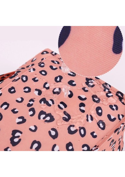 Pembe Gülen Yüz Stili Kadın Seyahat Banyo Makyaj Çantası Bayanlar Su Geçirmez Asılı Kozmetik Çantaları Kadın Fermuar Necessaire Tuvalet Çantası Seyahat Organizatör (Yurt Dışından) indirimleri