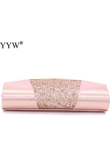 Altın Tarzı Moda Kristal Pullu Akşam El Çantaları Womearty Düğün Manşonları Çanta Kadın Pembe Gümüş Cüzdan Çanta Kadın Çantaları (Yurt Dışından) fiyatları