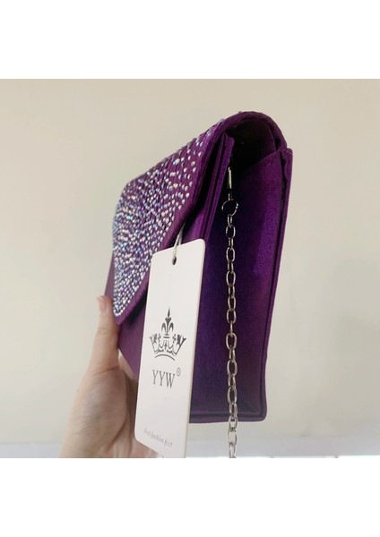 Mavi Stil Mor Kadın Düğün Debriyaj Lüks Çanta Kadın Çanta Tasarlanmış Debriyaj Kadın Sarı Yaz Manşonlar Kadın Akşam Balo Çanta (Yurt Dışından) fırsatları