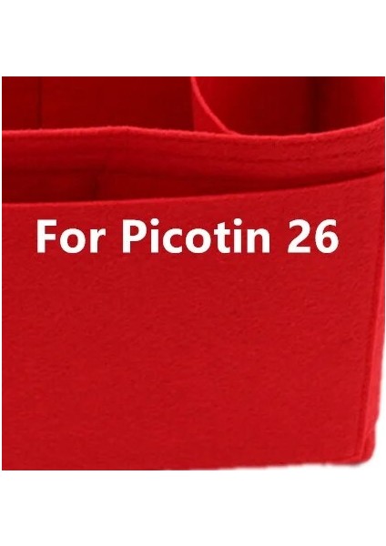 3009 Picotin Kırmızı 26 Stili H Picot Eklemek Çanta Organizatör Için Uyar Makyaj Kovası Lüks Çanta Kadınlar Için Taşınabilir Kozmetik Taban Şekillendirici Çanta (Yurt Dışından)