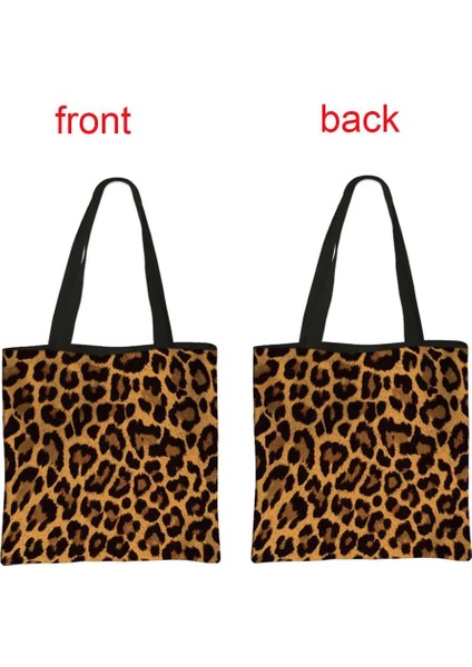 SSTDWENLU01CW Tarzı 34CMX34CM Kaplan Leopar Timsah Zebra Çizgili Baskı Omuz Çantaları Kadın Moda Çanta Seyahat Tote Çanta Bayanlar Yeniden Kullanılabilir Alışveriş Çantası (Yurt Dışından)