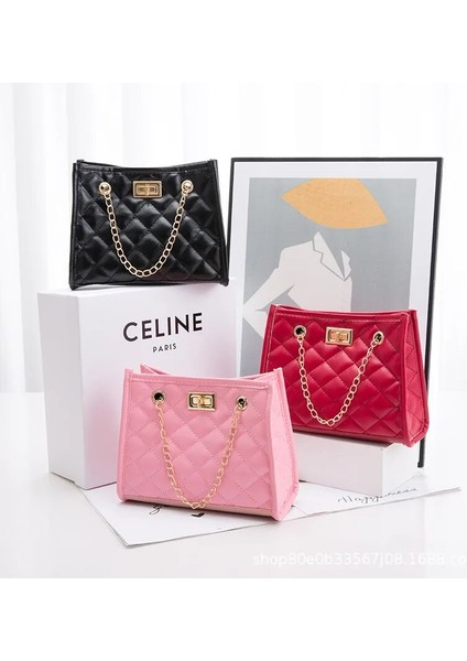 Siyah Stil Mını Kadın Çanta Yeni Kızın Çapraz Vücut Omuz Çantaları Küçük Çantalar ve Çantalar Crossbody Çanta Zincir Hediye (Yurt Dışından) indirimleri