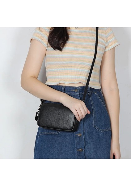 6045 Pembe Stil Kadınlar Için Moda Omuz Çantası Messenger Çanta Bayanlar Hakiki Deri Küçük Crossbody Çanta Kadın Kare Çanta Bolsas Feminina Saco (Yurt Dışından) modelleri