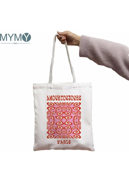 No.11 Tarzı 23X27CM-9X10.6IN Hepsi Çok Iyi Omuz Çantası Harajuku Vintage Alışveriş Çantaları Baskı Serin Kadın Alışveriş Bez Çantalar Beyaz Kadın Moda Plaj Çanta (Yurt Dışından)