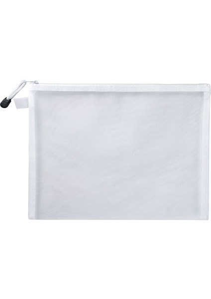 Beyaz Stil 19X11CM 1 Adet Örgü Kadın Klasörler Makyaj Kalem Kutusu Saklama Torbaları Küçük Büyük Kozmetik Çanta Düzenleyici Vaka Çok Fonksiyonlu Belge Çantası (Yurt Dışından)