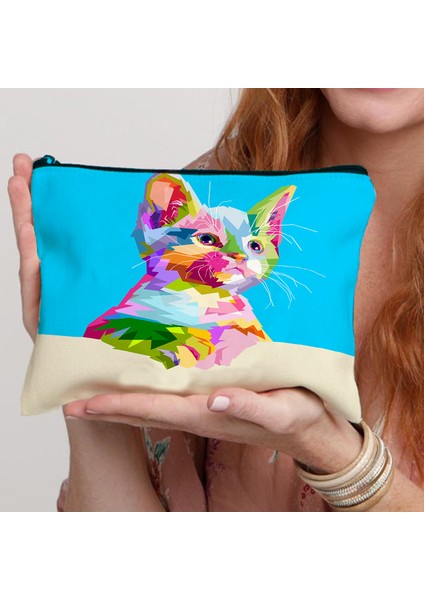 No.19 Tarzı Sanatsal Hayvan Graffiti Baskı Aslan Zürafa Köpek Kaplan Zebra Deseni Moda ve Üst Düzey Ev Dekorasyonu Kanepe Minder Örtüsü (Yurt Dışından) modelleri