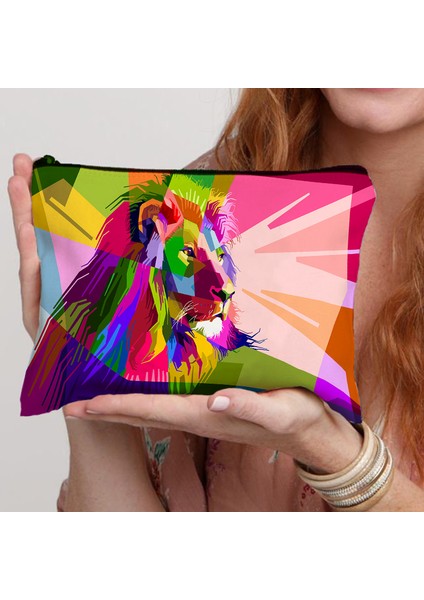 No.19 Tarzı Sanatsal Hayvan Graffiti Baskı Aslan Zürafa Köpek Kaplan Zebra Deseni Moda ve Üst Düzey Ev Dekorasyonu Kanepe Minder Örtüsü (Yurt Dışından) fırsatları