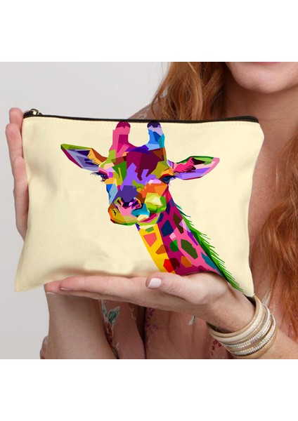 No.19 Tarzı Sanatsal Hayvan Graffiti Baskı Aslan Zürafa Köpek Kaplan Zebra Deseni Moda ve Üst Düzey Ev Dekorasyonu Kanepe Minder Örtüsü (Yurt Dışından) indirimleri