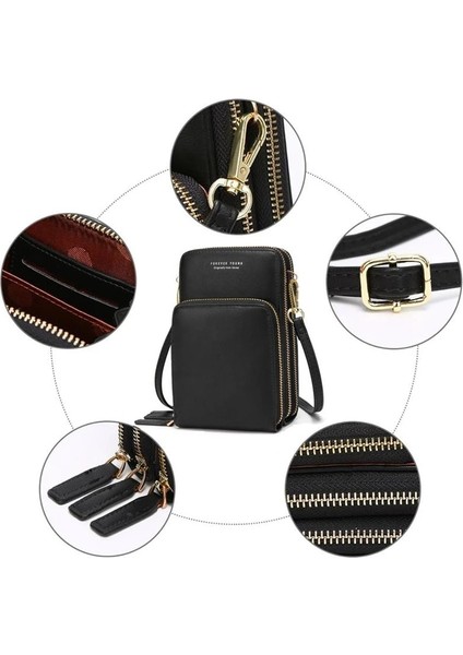 7408 Açık Yeşil Stil Renkli Cep Telefonu Çantası Moda Günlük Kullanım Kart Sahibinin Kadınlar Için Küçük Yaz Omuz Çantası (Yurt Dışından) fırsatları