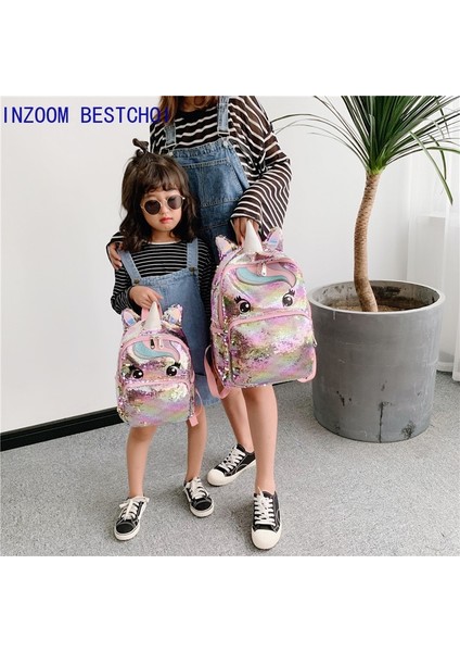 N Tarzı Unicorn Sequldren Sırt Çantası Çocuklar Genç Kızlar Için Okul Çantaları Sırt Çantası Karikatür Sevimli Sırt Çantaları Büyük Mochila Infantil (Yurt Dışından)