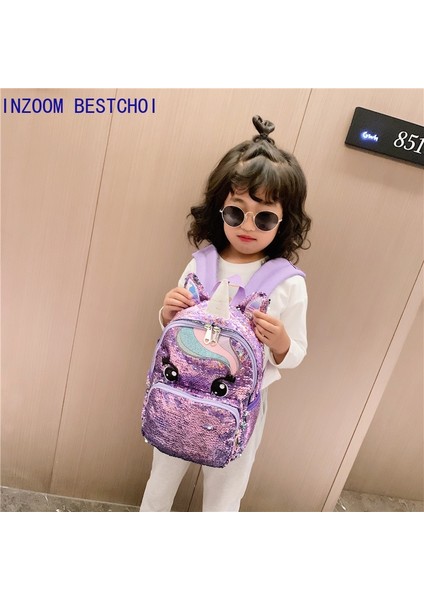 N Tarzı Unicorn Sequldren Sırt Çantası Çocuklar Genç Kızlar Için Okul Çantaları Sırt Çantası Karikatür Sevimli Sırt Çantaları Büyük Mochila Infantil (Yurt Dışından)