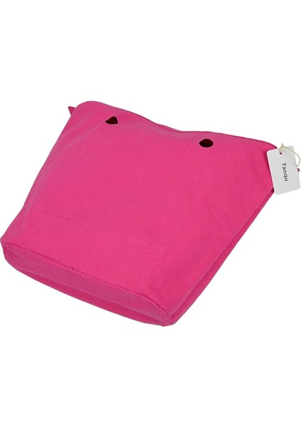 Pink Mini Style Tanqu New Waterproof Inner Bag Organizer Insert Zipper Pocket For Classic Mini Obag Canvas Material For O Bag (Yurt Dışından)