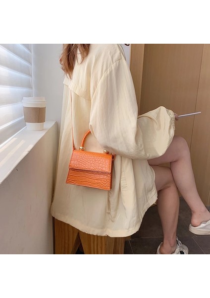 Mor Tarzı Womerossbody Omuz Messenger Çanta Bayan Seyahat Çapraz Vücut Çanta Çantalar Için Mini Taş Desen Tote (Yurt Dışından) fırsatları