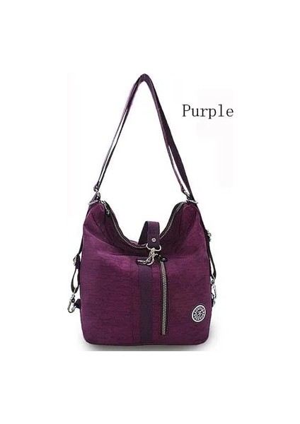 Mor Tarzı Kadın Üst Saplı Omuz Çantası Tasarımcı Çantaları Naylon Crossbody Çantalar Kadın Günlük Alışveriş Tote Postacı Çantaları (Yurt Dışından)