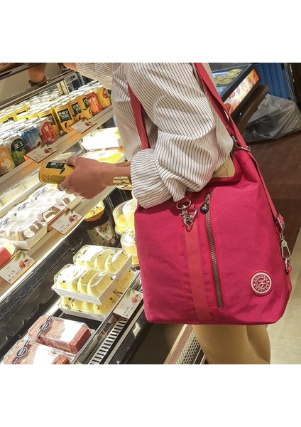 Mor Tarzı Kadın Üst Saplı Omuz Çantası Tasarımcı Çantaları Naylon Crossbody Çantalar Kadın Günlük Alışveriş Tote Postacı Çantaları (Yurt Dışından) indirimleri
