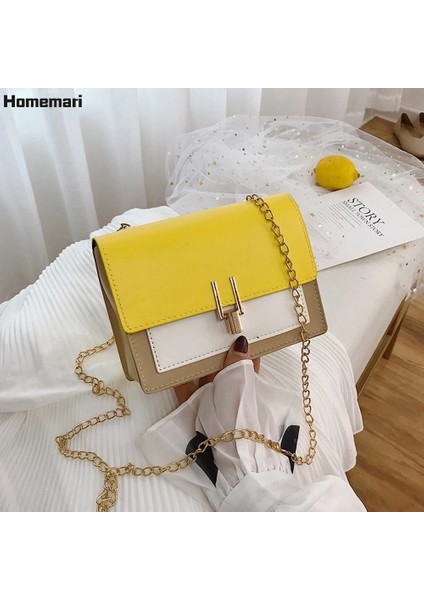 A-2 Tarzı Lüks Tasarımcı Mini Çanta Kadınlar Kızlar Için Düz Renk Küçük Kare Crossbody Çanta Akşam Partisi El Çantası Çanta Kadın Deri (Yurt Dışından)