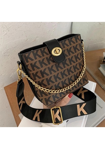 Bej Tarzı 18X16X9CM Vintage Casual Kova Kadın Omuz Crossbody Messenger Çanta Yeni Çanta Bayan Bayan Çantalar ve Lüks Tasarımcı (Yurt Dışından) fiyatları