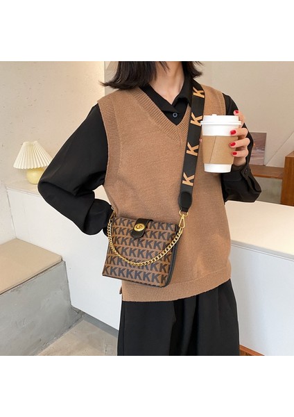 Bej Tarzı 18X16X9CM Vintage Casual Kova Kadın Omuz Crossbody Messenger Çanta Yeni Çanta Bayan Bayan Çantalar ve Lüks Tasarımcı (Yurt Dışından) fırsatları