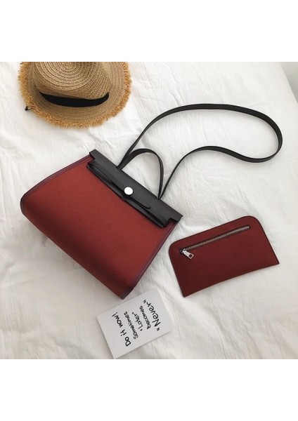 Kırmızı Stil 30X11X25CM Moda Kadınlar Küçük Kanvas Postacı Çantaları Yüksek Li Kadın Çanta Omuz Çantaları Lüks Tasarımcı Bayan Tote Crossbody Çanta (Yurt Dışından)