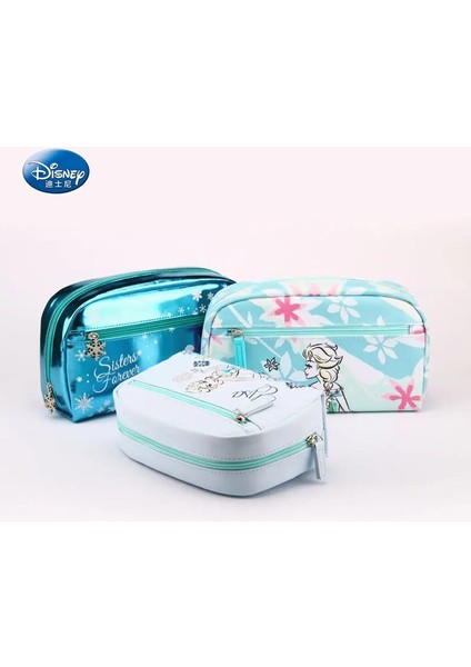Beyaz Stil Disney'in Yeni Prenses Elsa Moda Kadın Kozmetik Çantası Büyük Kapasiteli Yüksek Li Lüks Seyahat Kadın Kozmetik Saklama Çantası (Yurt Dışından) fiyatları