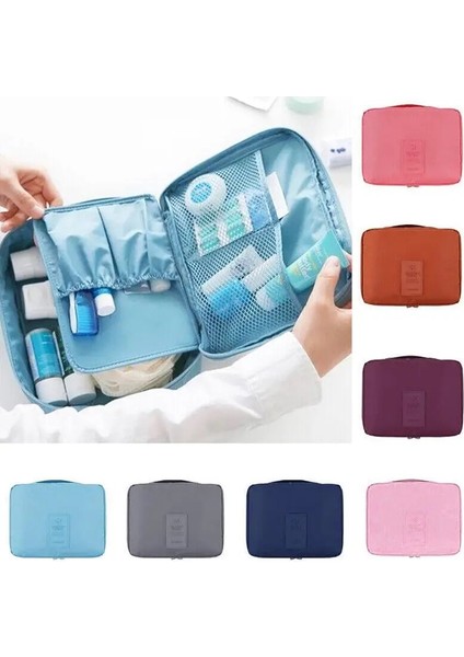 No.9 Stili Yeni Tuvalet Organizatör Kozmetik Çantaları Kız Açık Seyahat Makyaj Çantası Kadın Kişisel Hijyen Su Geçirmez Tote Güzellik Çantası (Yurt Dışından) fiyatları