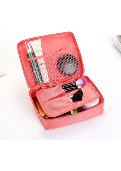 No.9 Stili Yeni Tuvalet Organizatör Kozmetik Çantaları Kız Açık Seyahat Makyaj Çantası Kadın Kişisel Hijyen Su Geçirmez Tote Güzellik Çantası (Yurt Dışından) fırsatları