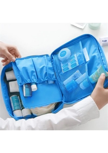No.9 Stili Yeni Tuvalet Organizatör Kozmetik Çantaları Kız Açık Seyahat Makyaj Çantası Kadın Kişisel Hijyen Su Geçirmez Tote Güzellik Çantası (Yurt Dışından) indirimleri