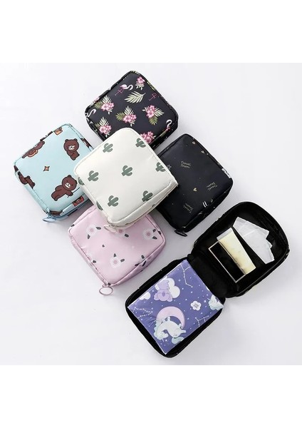 No.9 Stili Yeni Kızlar Tampon Tutucu Organizatör Kadın Peçete Kozmetik Çantaları Bozuk Para Cüzdanı Bayanlar Makyaj Çantası Tampon Saklama Torbaları Hijyenik Ped Kılıfı (Yurt Dışından) fiyatları