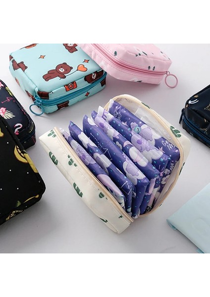 No.9 Stili Yeni Kızlar Tampon Tutucu Organizatör Kadın Peçete Kozmetik Çantaları Bozuk Para Cüzdanı Bayanlar Makyaj Çantası Tampon Saklama Torbaları Hijyenik Ped Kılıfı (Yurt Dışından) modelleri
