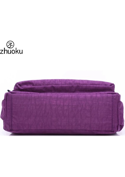 Muhteşem Mor Tarzı Kadın Postacı Çantaları Mini Bayan Naylon Çanta Omuz Çantası Kadın Tote Çanta Bolsas Feminina Crossbody Çanta (Yurt Dışından) indirimleri