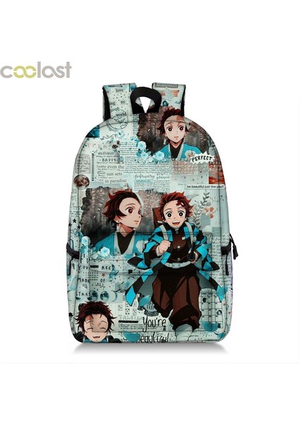 17QYHGUIMEIS11 Stili Sıcak Anime Demon Slayer Sırt Çantası Su Geçirmez Öğrenci Okul Çantaları Erkek Kız Okul Çantası Cosplay Seyahat Çantası Sırt Çantası Moda (Yurt Dışından)
