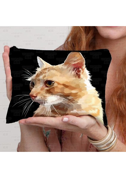 No.23 Stili Sanatsal Hayvan Graffiti Baskı Aslan Zürafa Köpek Kaplan Zebra Deseni Moda ve Üst Düzey Ev Dekorasyonu Kanepe Minder Örtüsü (Yurt Dışından)