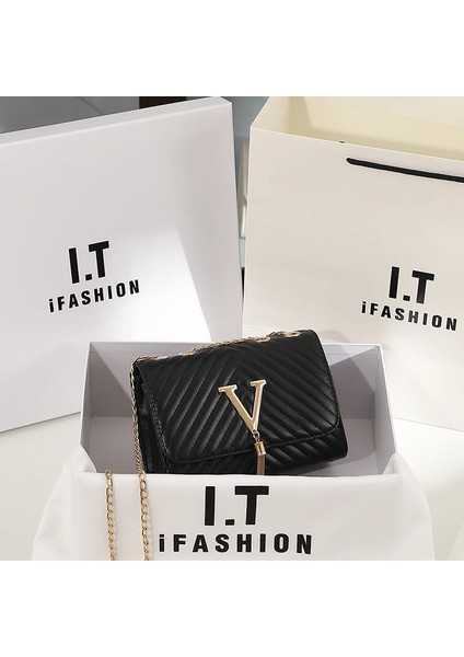 Siyah Stil 18.5CMX7.5CMX13.5M Embroidery Women Crossbody Bag Bolsa Feminina Sac A Main Luxury Handbag Shoulder Bags Sequined Tassel Small Bag And Purse (Yurt Dışından) modelleri