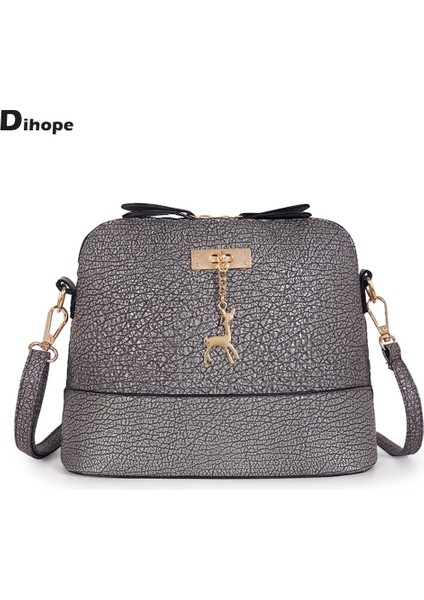 No.6 Tarzı Siyah Çanta Kadın Büyük Kapasiteli Çanta Kadın Pu Omuz Askılı Çanta Kadın Moda Günlük Alışveriş Bayan Zarif Çanta (Yurt Dışından)