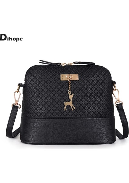 No.6 Tarzı Siyah Çanta Kadın Büyük Kapasiteli Çanta Kadın Pu Omuz Askılı Çanta Kadın Moda Günlük Alışveriş Bayan Zarif Çanta (Yurt Dışından) fiyatları