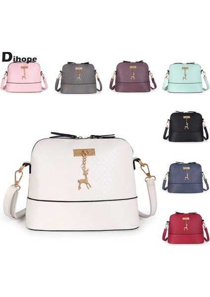 No.6 Tarzı Siyah Çanta Kadın Büyük Kapasiteli Çanta Kadın Pu Omuz Askılı Çanta Kadın Moda Günlük Alışveriş Bayan Zarif Çanta (Yurt Dışından) modelleri