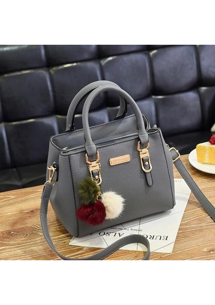 D Pembe Tarzı Pu Deri Çanta Kadınlar Için Kız Moda Püskül Messenger Çanta Topu Bolsa Kadın Omuz Çantaları Bayanlar Parti Crossby Çanta (Yurt Dışından)