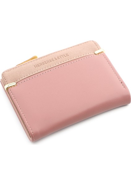 Derin Pembe Tarzı Kadın Cüzdan Kısa Kadın Bozuk Para Cüzdanı Moda Cüzdan Kadın Için Kart Sahibinin Küçük Bayanlar Cüzdan Kadın Çile Mini Debriyaj Kız Için (Yurt Dışından)