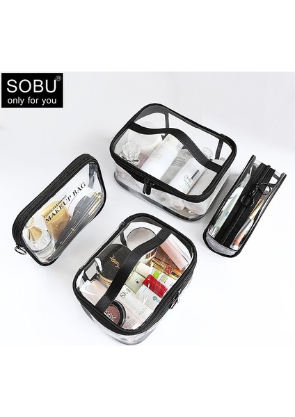 C-Turuncu Tarzı Su Geçirmez Şeffaf Pvc Banyo Kozmetik Çantası Kadın Makyaj Çantası Seyahat Fermuar Makyaj Güzellik Yıkama Organizatör Tuvalet Depolama Kiti (Yurt Dışından) fiyatları