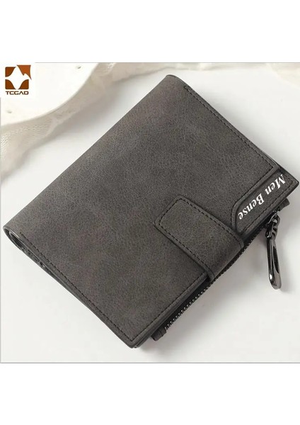 Siyah Stil Kısa Cüzdan Kadın Deri Hakiki Küçük Fermuarlı Kadın Çantası Küçük Bozuk Para Kesesi Femme Lüks Porte Feuille Bayan Cüzdanı (Yurt Dışından)