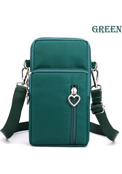 Yeşil Stil Yeni Kadın Su Geçirmez Çanta Omuz Askısı Messenger Göğüs Çanta Cüzdan Çok Işlevli Cep Telefonu Çantası Sikke Çanta Kadınlar Için Çantalar (Yurt Dışından)